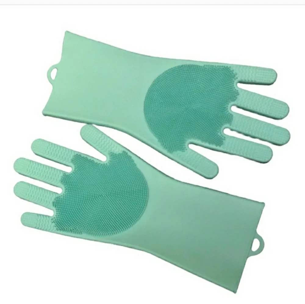 Silicone Scrubber Bristly Gloves NWOT!
